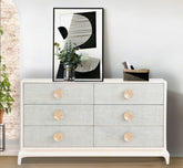 Gharaana Storage Chests Pearl Wooden 4FT Chest of Drawers